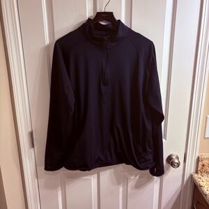 Sport-Tek Sport Wick Stretch Black Quarter-Zip Pullover XXL